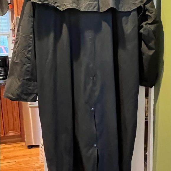 The Original Australian Drover Coat Mens XXL Black Waterproof Oilskin Duster - Picture 6 of 9